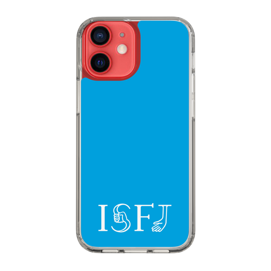 スリムプロテクションケース［ オリジナル - ISFJ 擁護者 - アルファベット - ブルー ］