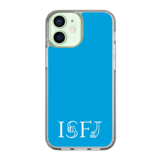 スリムプロテクションケース［ オリジナル - ISFJ 擁護者 - アルファベット - ブルー ］