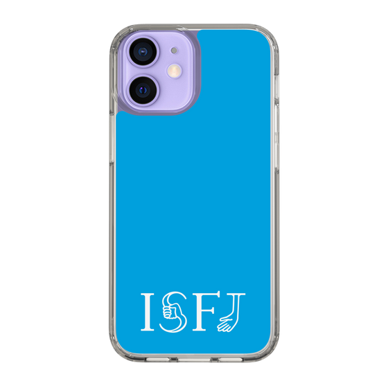 スリムプロテクションケース［ オリジナル - ISFJ 擁護者 - アルファベット - ブルー ］