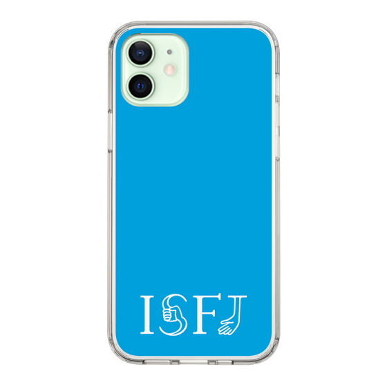 スリムプロテクションケース［ オリジナル - ISFJ 擁護者 - アルファベット - ブルー ］