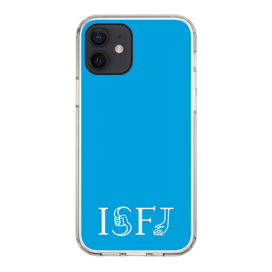 スリムプロテクションケース［ オリジナル - ISFJ 擁護者 - アルファベット - ブルー ］