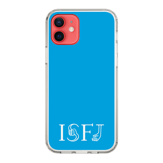 スリムプロテクションケース［ オリジナル - ISFJ 擁護者 - アルファベット - ブルー ］