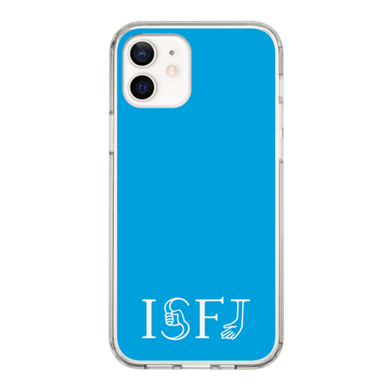 スリムプロテクションケース［ オリジナル - ISFJ 擁護者 - アルファベット - ブルー ］