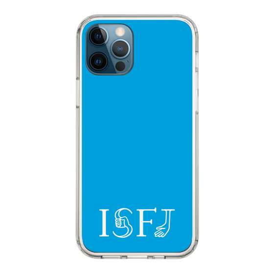 スリムプロテクションケース［ オリジナル - ISFJ 擁護者 - アルファベット - ブルー ］