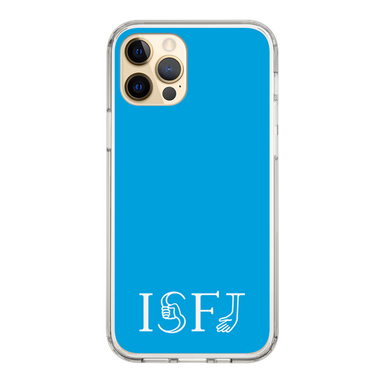 スリムプロテクションケース［ オリジナル - ISFJ 擁護者 - アルファベット - ブルー ］