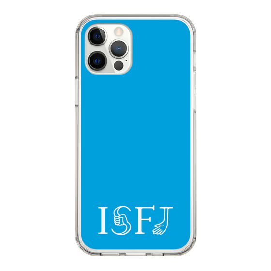 スリムプロテクションケース［ オリジナル - ISFJ 擁護者 - アルファベット - ブルー ］