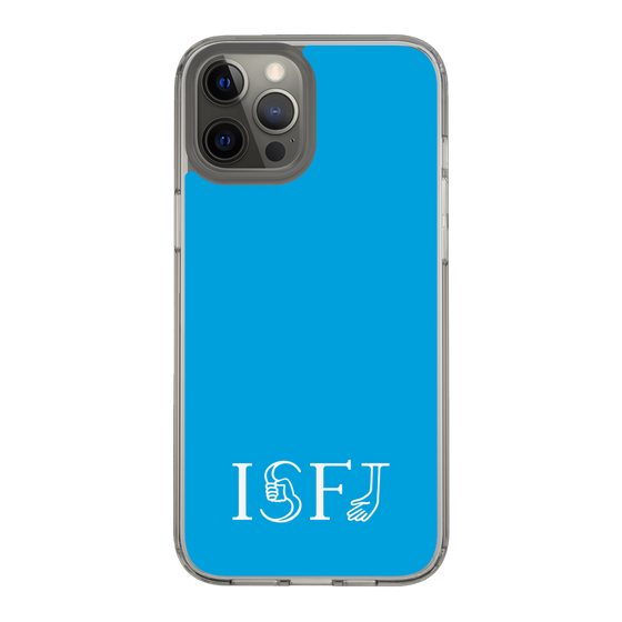 スリムプロテクションケース［ オリジナル - ISFJ 擁護者 - アルファベット - ブルー ］