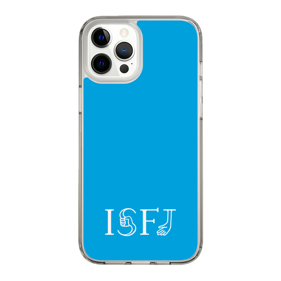 スリムプロテクションケース［ オリジナル - ISFJ 擁護者 - アルファベット - ブルー ］