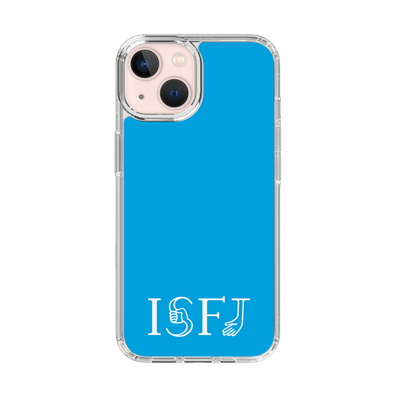 スリムプロテクションケース［ オリジナル - ISFJ 擁護者 - アルファベット - ブルー ］