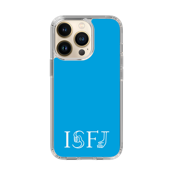 スリムプロテクションケース［ オリジナル - ISFJ 擁護者 - アルファベット - ブルー ］