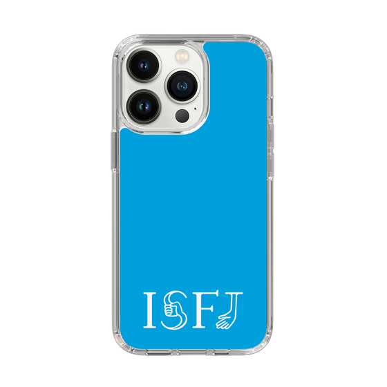 スリムプロテクションケース［ オリジナル - ISFJ 擁護者 - アルファベット - ブルー ］