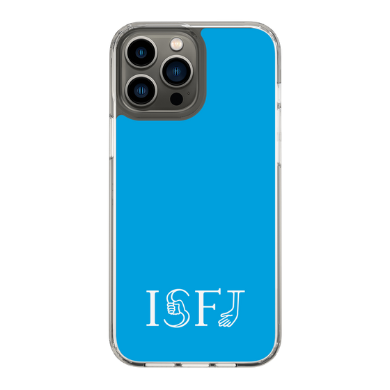 スリムプロテクションケース［ オリジナル - ISFJ 擁護者 - アルファベット - ブルー ］