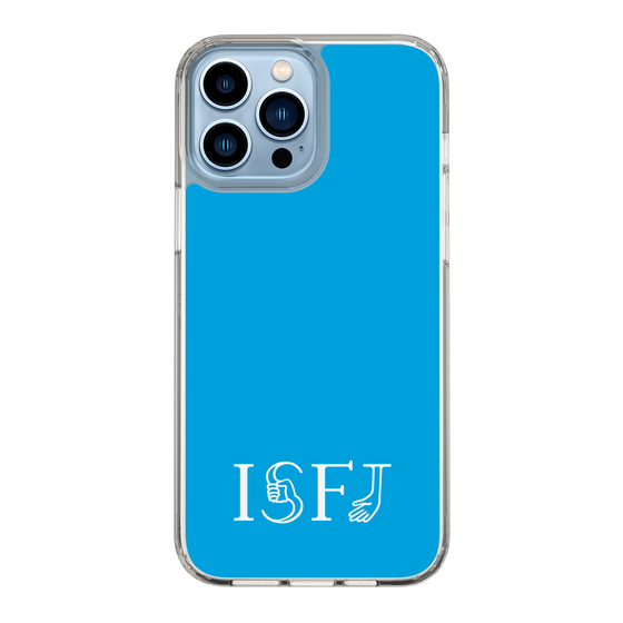 スリムプロテクションケース［ オリジナル - ISFJ 擁護者 - アルファベット - ブルー ］