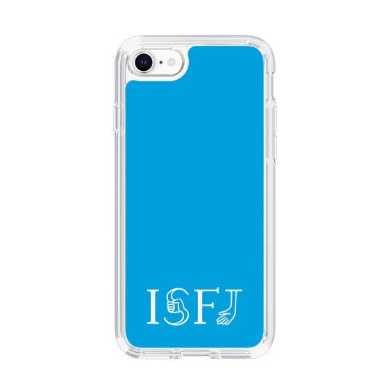 スリムプロテクションケース［ オリジナル - ISFJ 擁護者 - アルファベット - ブルー ］