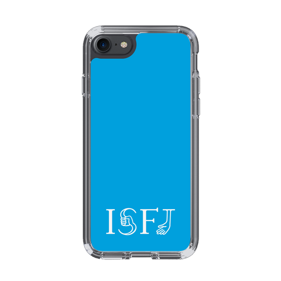 スリムプロテクションケース［ オリジナル - ISFJ 擁護者 - アルファベット - ブルー ］