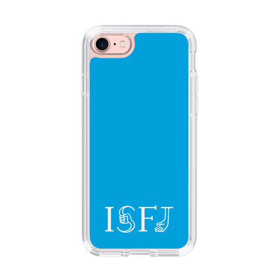 スリムプロテクションケース［ オリジナル - ISFJ 擁護者 - アルファベット - ブルー ］