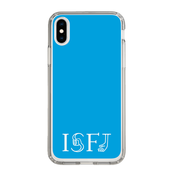 スリムプロテクションケース［ オリジナル - ISFJ 擁護者 - アルファベット - ブルー ］