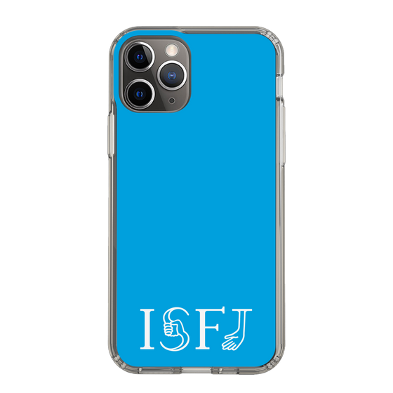 スリムプロテクションケース［ オリジナル - ISFJ 擁護者 - アルファベット - ブルー ］