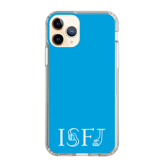 スリムプロテクションケース［ オリジナル - ISFJ 擁護者 - アルファベット - ブルー ］