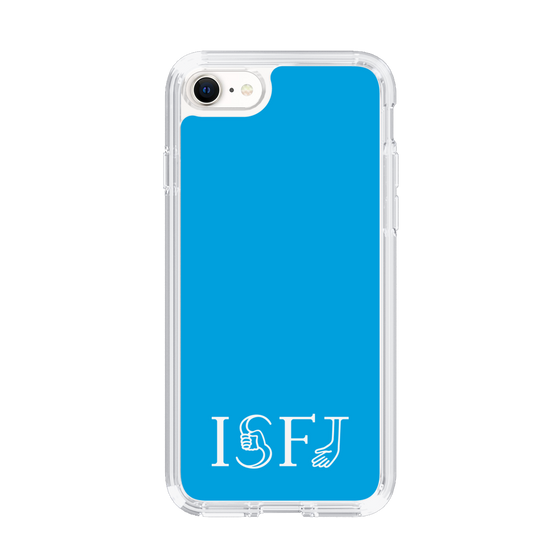 スリムプロテクションケース［ オリジナル - ISFJ 擁護者 - アルファベット - ブルー ］