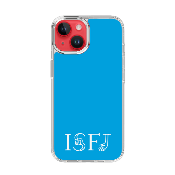 スリムプロテクションケース［ オリジナル - ISFJ 擁護者 - アルファベット - ブルー ］