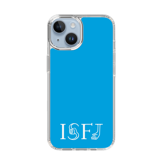 スリムプロテクションケース［ オリジナル - ISFJ 擁護者 - アルファベット - ブルー ］