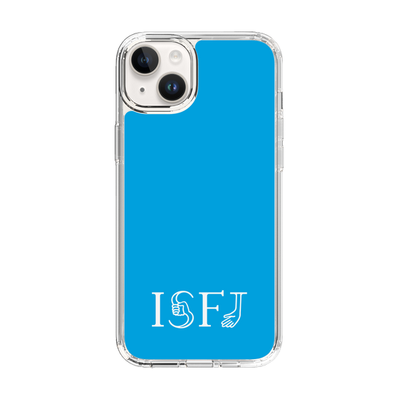 スリムプロテクションケース［ オリジナル - ISFJ 擁護者 - アルファベット - ブルー ］