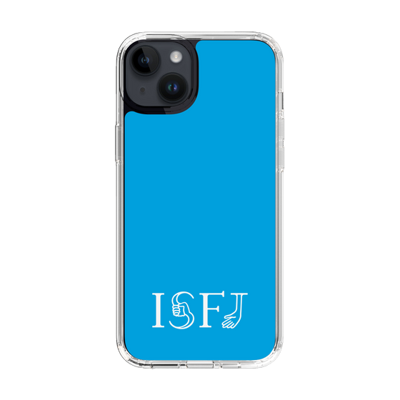 スリムプロテクションケース［ オリジナル - ISFJ 擁護者 - アルファベット - ブルー ］