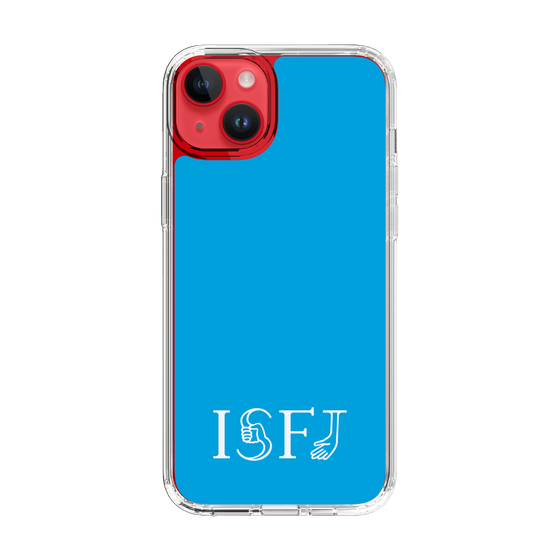 スリムプロテクションケース［ オリジナル - ISFJ 擁護者 - アルファベット - ブルー ］