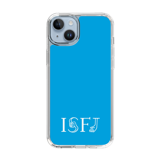 スリムプロテクションケース［ オリジナル - ISFJ 擁護者 - アルファベット - ブルー ］