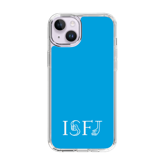 スリムプロテクションケース［ オリジナル - ISFJ 擁護者 - アルファベット - ブルー ］