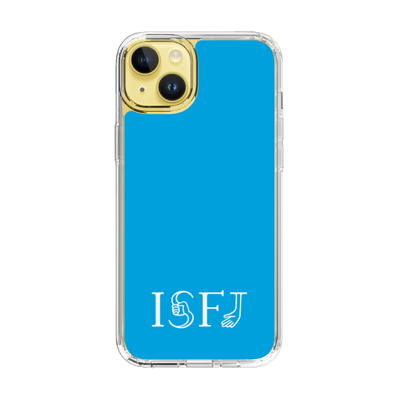 スリムプロテクションケース［ オリジナル - ISFJ 擁護者 - アルファベット - ブルー ］