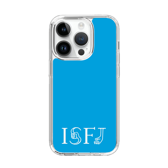 スリムプロテクションケース［ オリジナル - ISFJ 擁護者 - アルファベット - ブルー ］