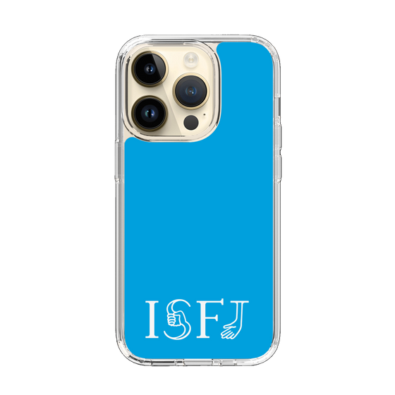 スリムプロテクションケース［ オリジナル - ISFJ 擁護者 - アルファベット - ブルー ］