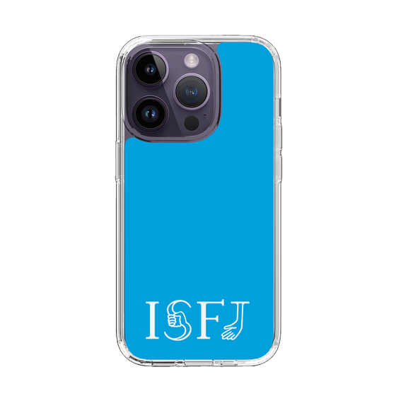 スリムプロテクションケース［ オリジナル - ISFJ 擁護者 - アルファベット - ブルー ］