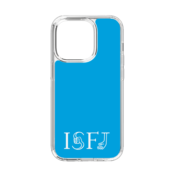 スリムプロテクションケース［ オリジナル - ISFJ 擁護者 - アルファベット - ブルー ］