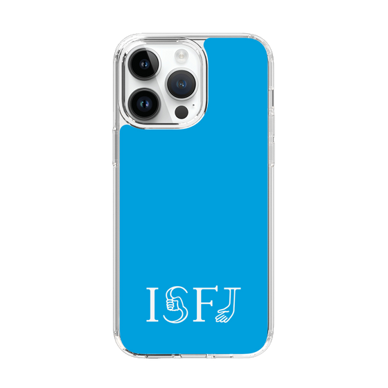 スリムプロテクションケース［ オリジナル - ISFJ 擁護者 - アルファベット - ブルー ］