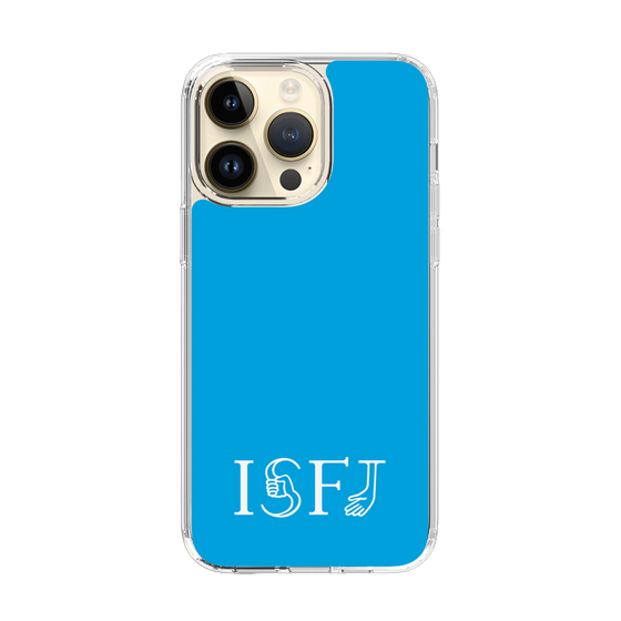 スリムプロテクションケース［ オリジナル - ISFJ 擁護者 - アルファベット - ブルー ］