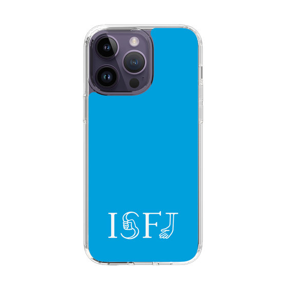 スリムプロテクションケース［ オリジナル - ISFJ 擁護者 - アルファベット - ブルー ］