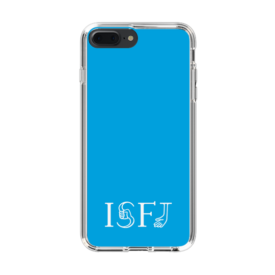 スリムプロテクションケース［ オリジナル - ISFJ 擁護者 - アルファベット - ブルー ］