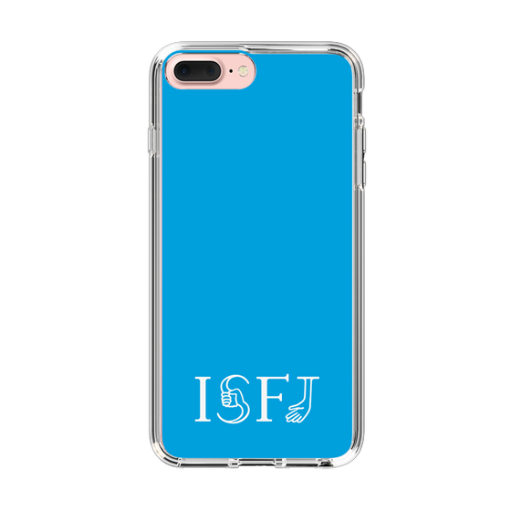 スリムプロテクションケース［ オリジナル - ISFJ 擁護者 - アルファベット - ブルー ］