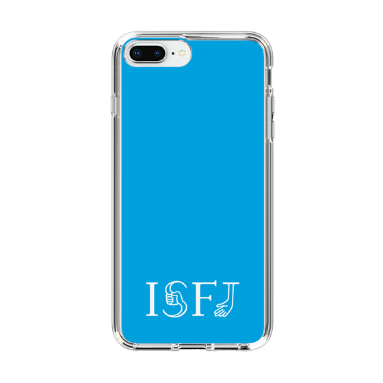 スリムプロテクションケース［ オリジナル - ISFJ 擁護者 - アルファベット - ブルー ］