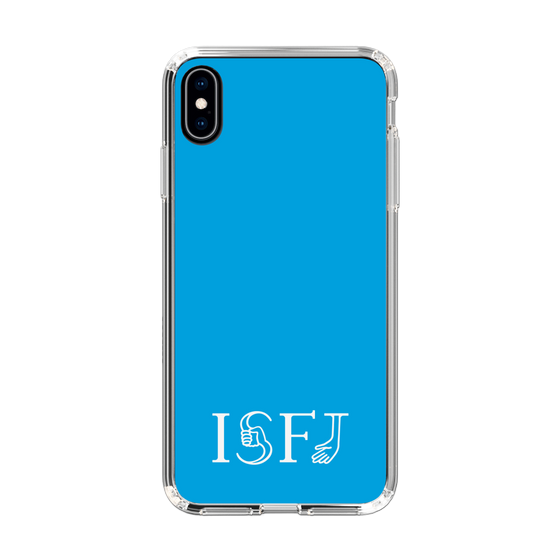 スリムプロテクションケース［ オリジナル - ISFJ 擁護者 - アルファベット - ブルー ］