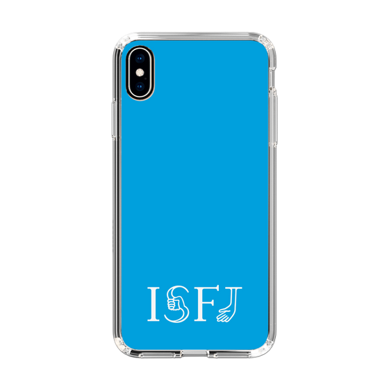 スリムプロテクションケース［ オリジナル - ISFJ 擁護者 - アルファベット - ブルー ］