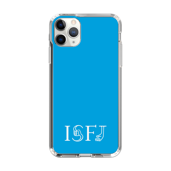 スリムプロテクションケース［ オリジナル - ISFJ 擁護者 - アルファベット - ブルー ］