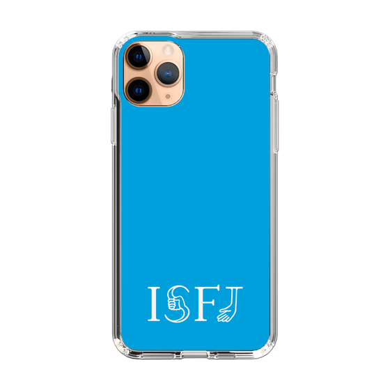 スリムプロテクションケース［ オリジナル - ISFJ 擁護者 - アルファベット - ブルー ］