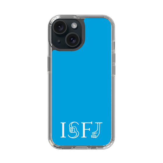 スリムプロテクションケース［ オリジナル - ISFJ 擁護者 - アルファベット - ブルー ］