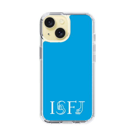 スリムプロテクションケース［ オリジナル - ISFJ 擁護者 - アルファベット - ブルー ］