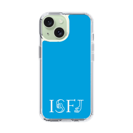 スリムプロテクションケース［ オリジナル - ISFJ 擁護者 - アルファベット - ブルー ］