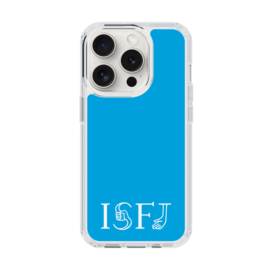 スリムプロテクションケース［ オリジナル - ISFJ 擁護者 - アルファベット - ブルー ］